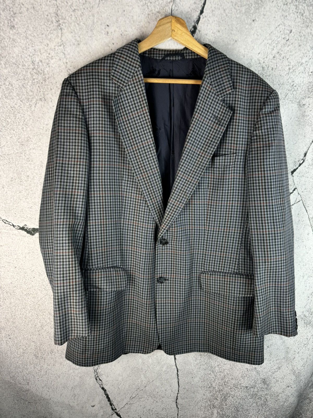 Burberry Vintage Burberry Wool Blazer Coat Jacket Size US L / EU 52-54 / 3 - 1 Thumbnail