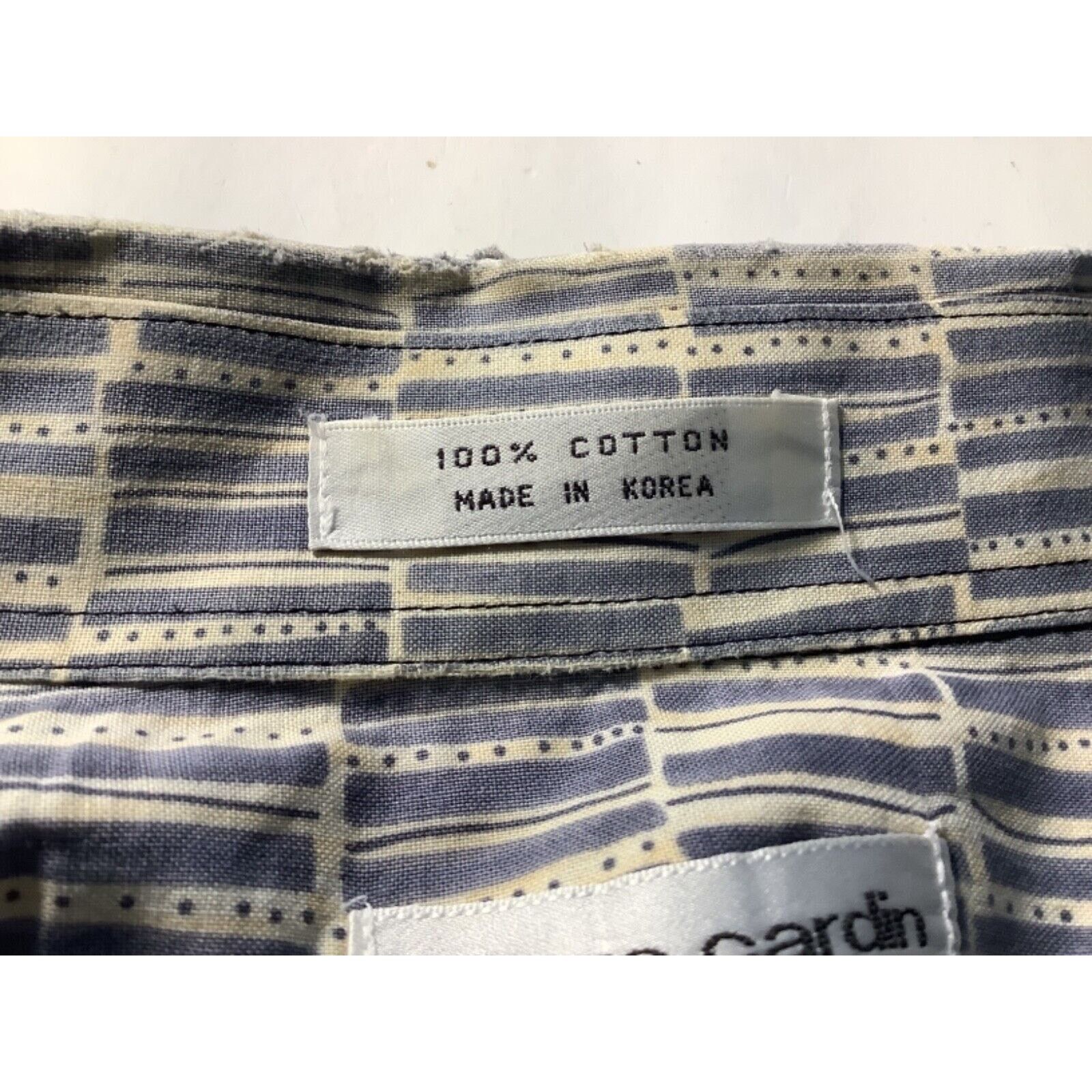 Pierre Cardin Pierre Cardin Shirt Men’s XL Gray Plaid Short Sleeve Size US XL / EU 56 / 4 - 4 Thumbnail