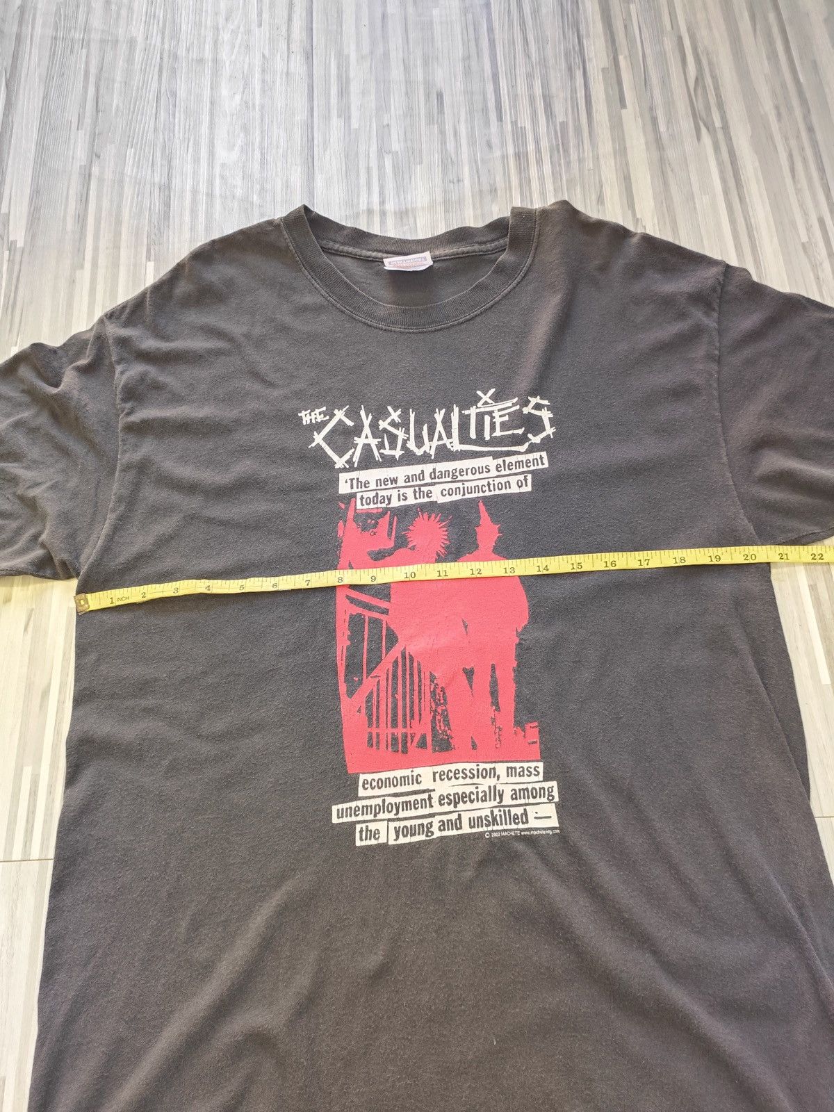 Band Tees × Vintage Vintage 2002 The Casualties Punk Size US L / EU 52-54 / 3 - 7 Thumbnail