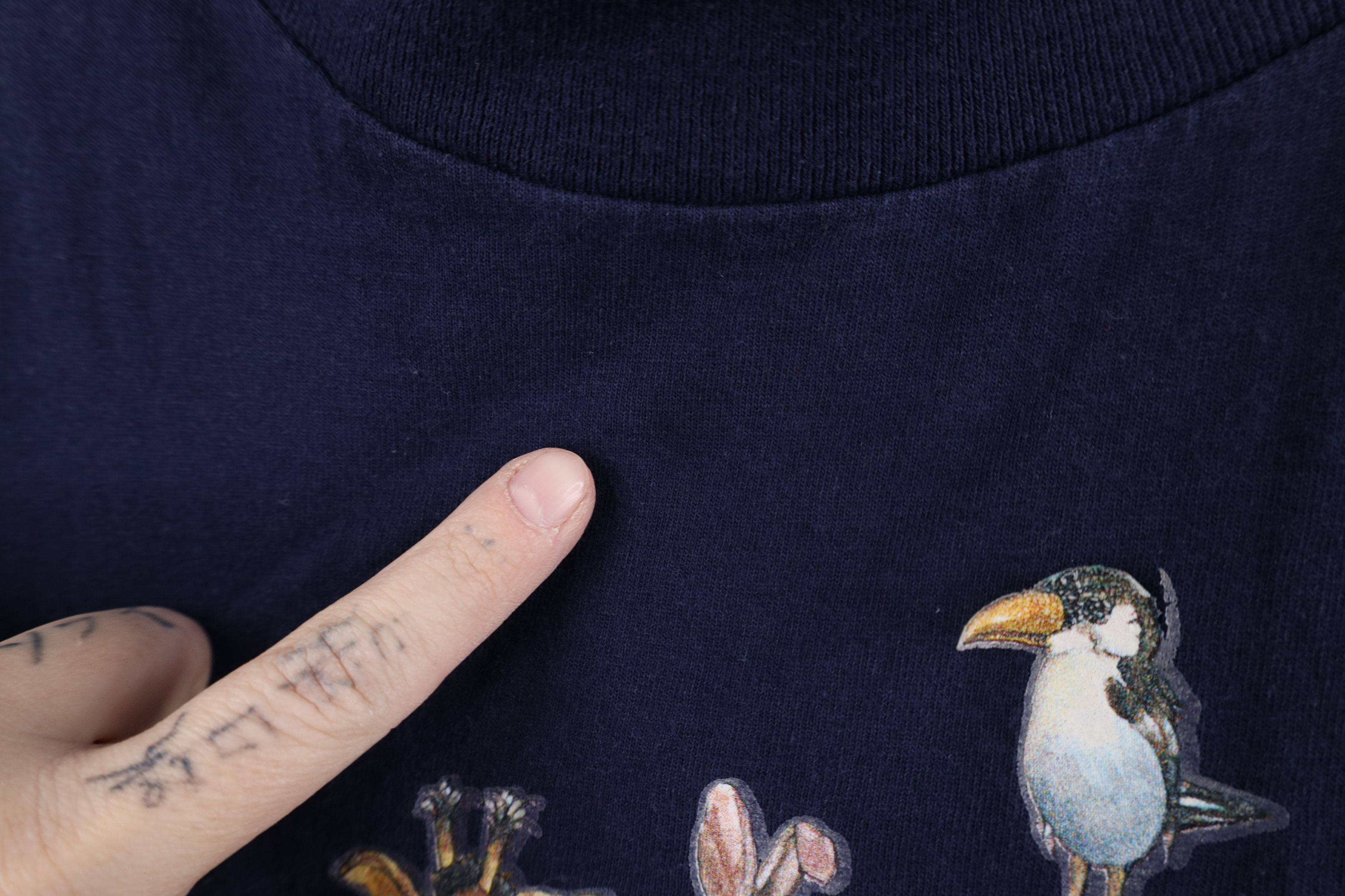 Vintage Vintage 90s Streetwear Noahs Ark Animals T-Shirt Blue Size US XL / EU 56 / 4 - 9 Thumbnail