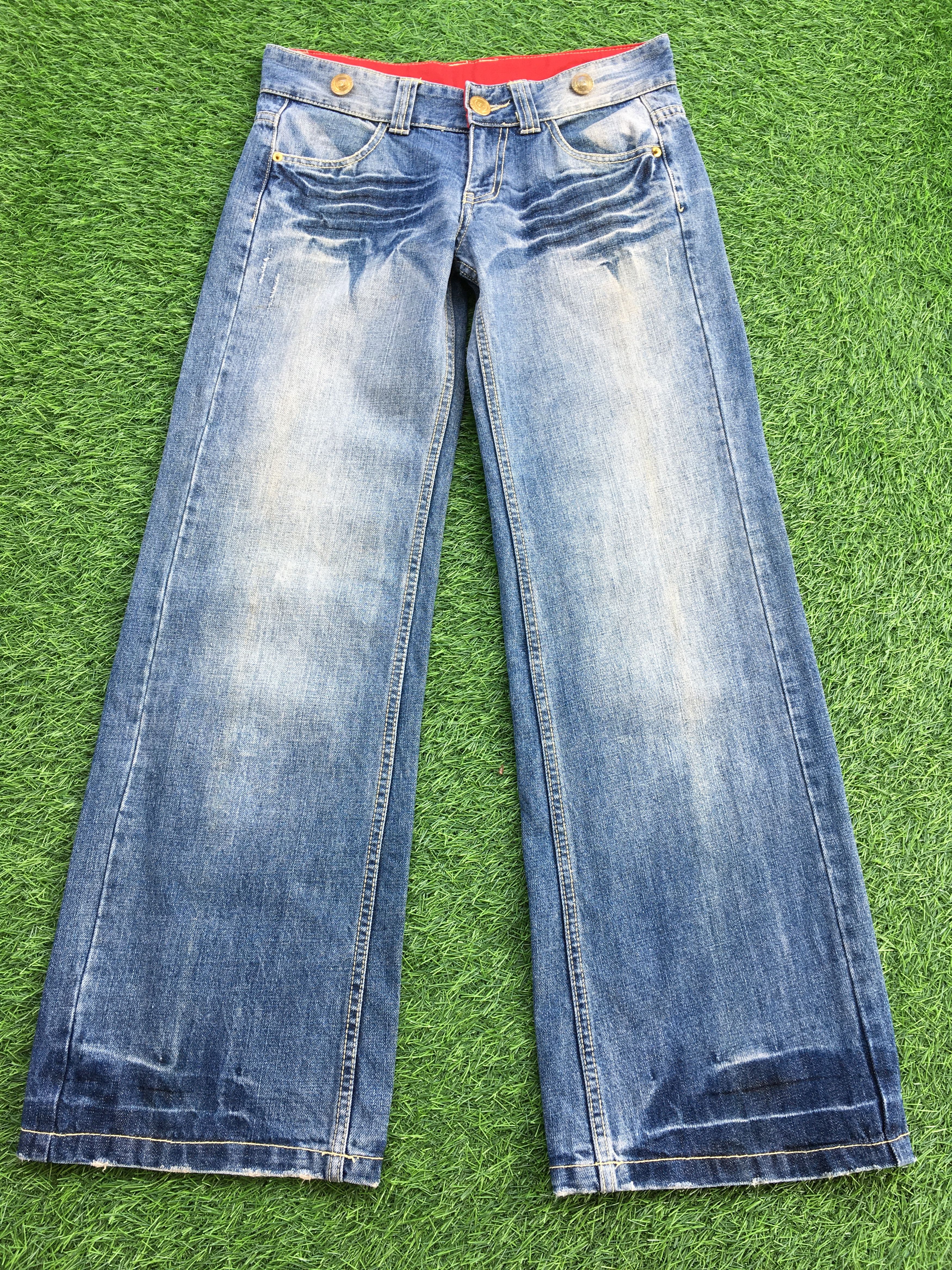 Japanese Brand Japanese Baggy Wide Leg Denim D-1256 Size 25" / US 0 / IT 36 - 1 Thumbnail