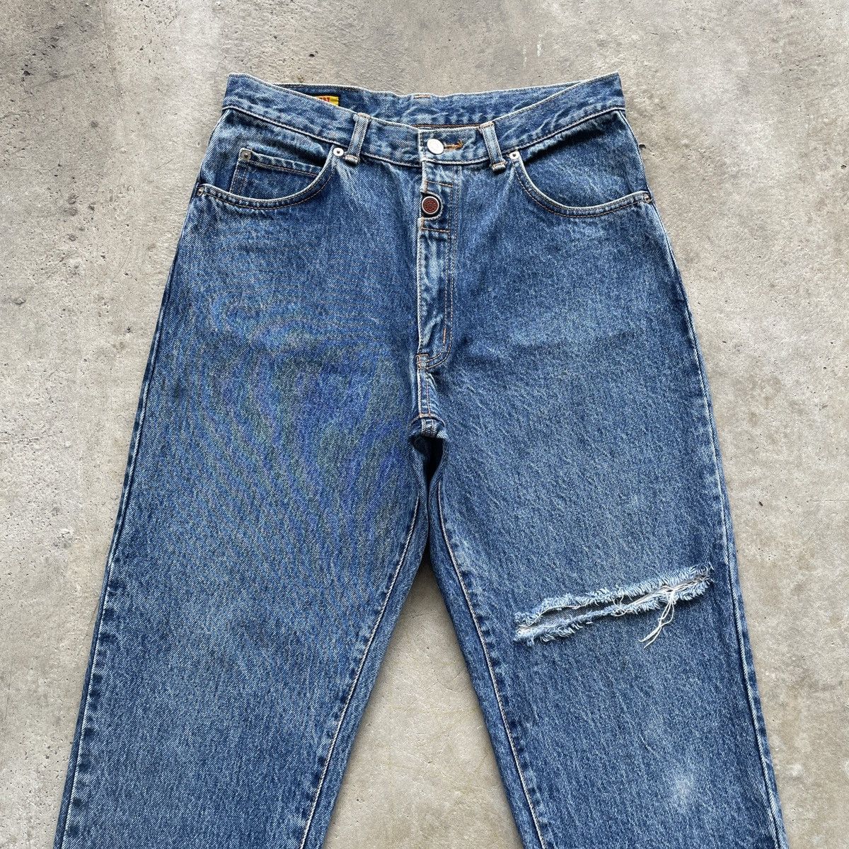 Edwin 90s Vintage Edwin Released Hem Distressed Jeans Pants Denim Size US 30 / EU 46 - 3 Thumbnail