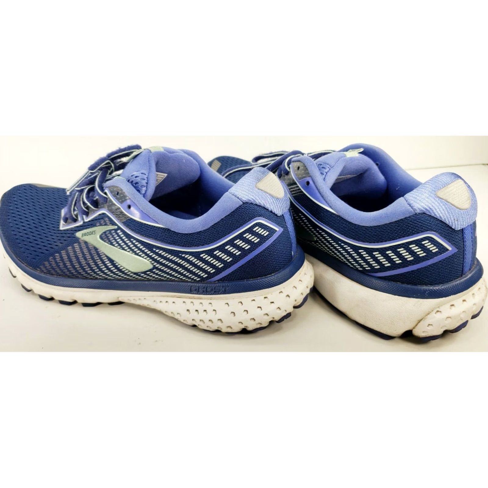 Brooks Brooks Ghost 12 Running Shoes Women Sz 10 B Blue Peacoat Blue Aqua Mesh Breathable Comfort Sneaker Athletic Size M / US 6-8 / IT 42-44 - 7 Thumbnail