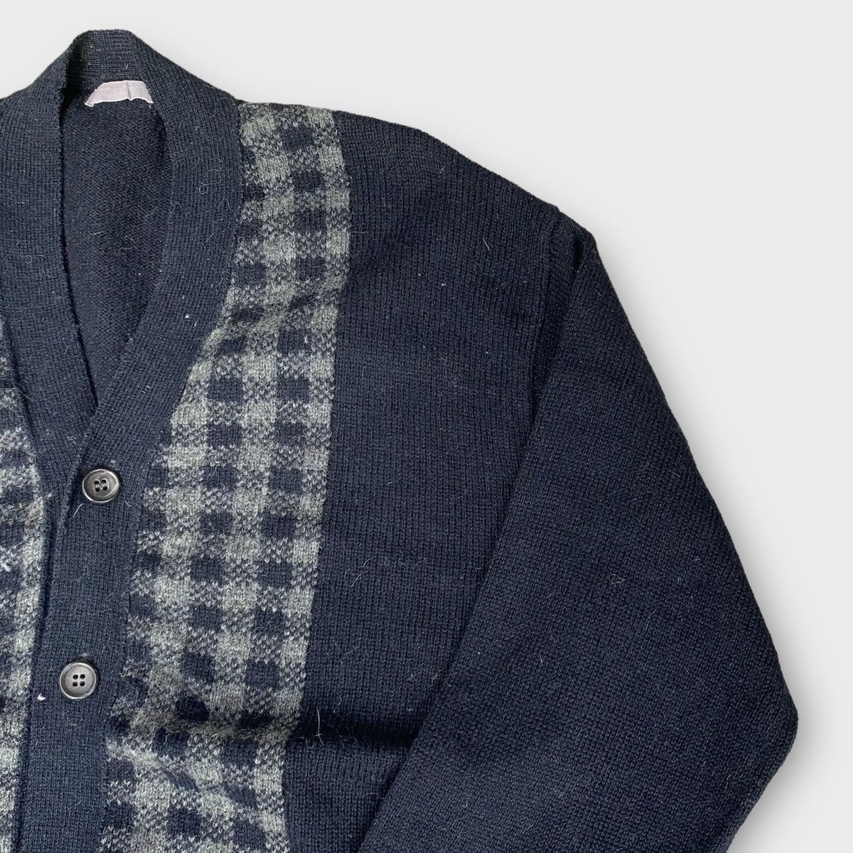 Comme des Garcons Rare! Vintage Distressed 90s Comme Des Garcons Wool Cardigan Size US L / EU 52-54 / 3 - 5 Thumbnail