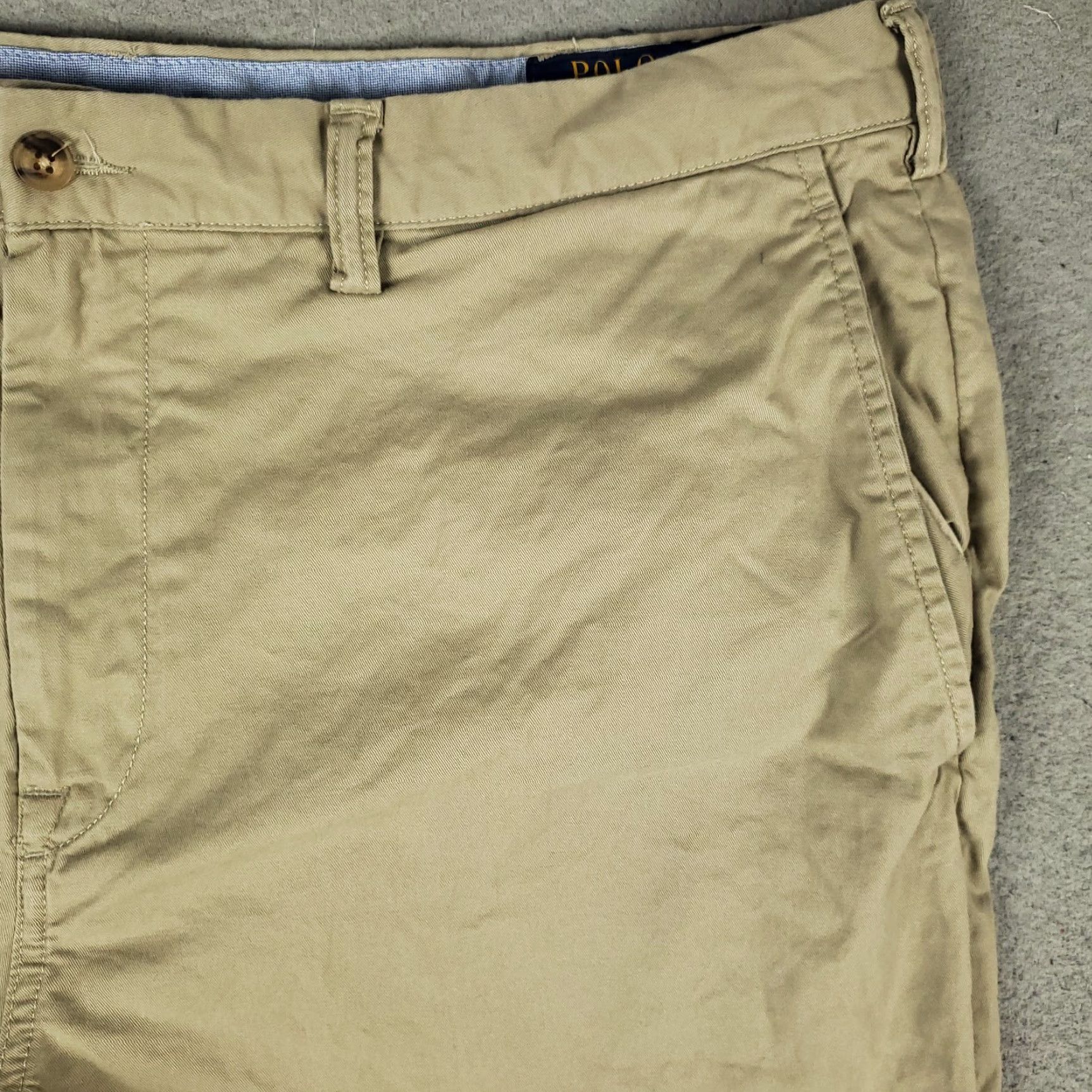 Ralph Lauren Ralph Lauren Shorts Mens Size 40 Beige Pony Casual Flat Front Chino * Size US 40 / EU 56 - 3 Thumbnail