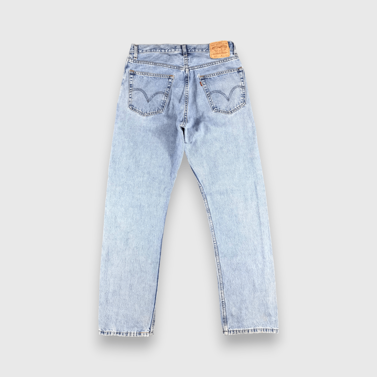 Levi's Vintage Light Wash Levis 505 Jeans-J2140 Size US 33 - 2 Thumbnail