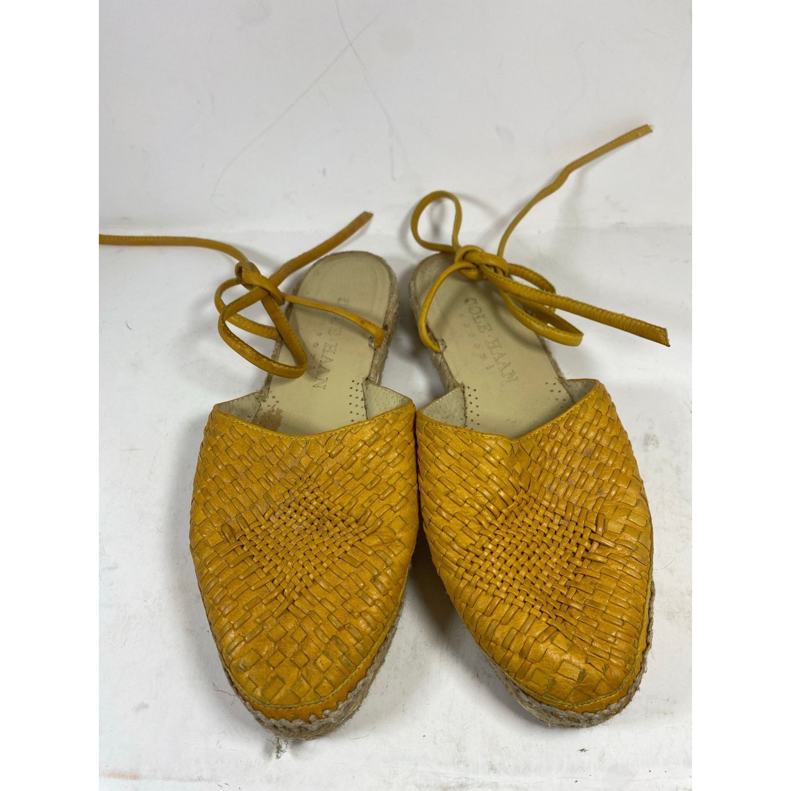 Cole Haan Cole Haan Wrap Around Yellow Sandals 7.5W Size US 7.5 / IT 37.5 - 2 Thumbnail