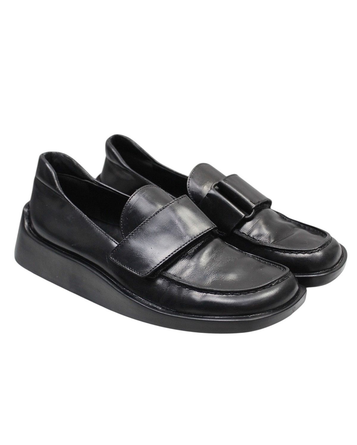 Prada Square Toe Loafers | Grailed