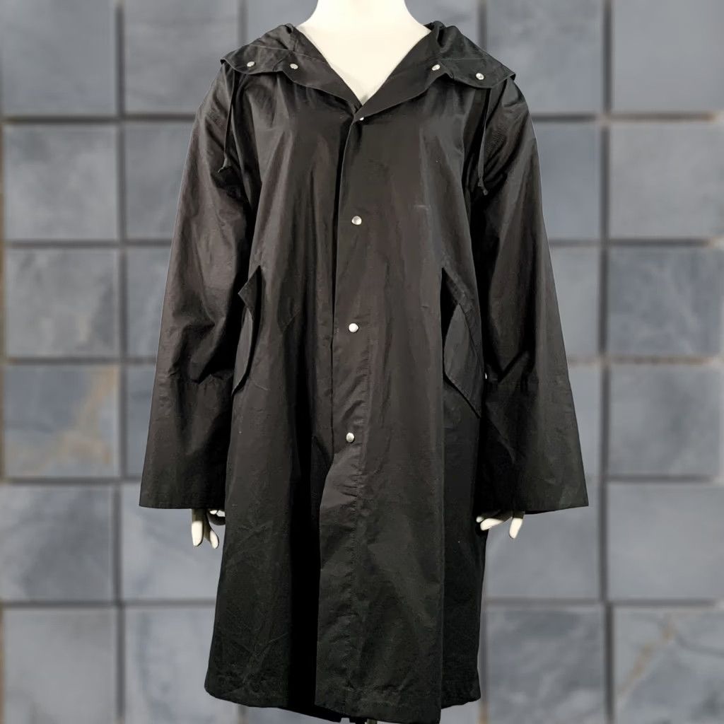 Jil Sander VINTAGE JIL SANDER Coat Hooded Logo Cotton Black White L Women Adult US Size L Size L / US 10 / IT 46 - 1 Thumbnail