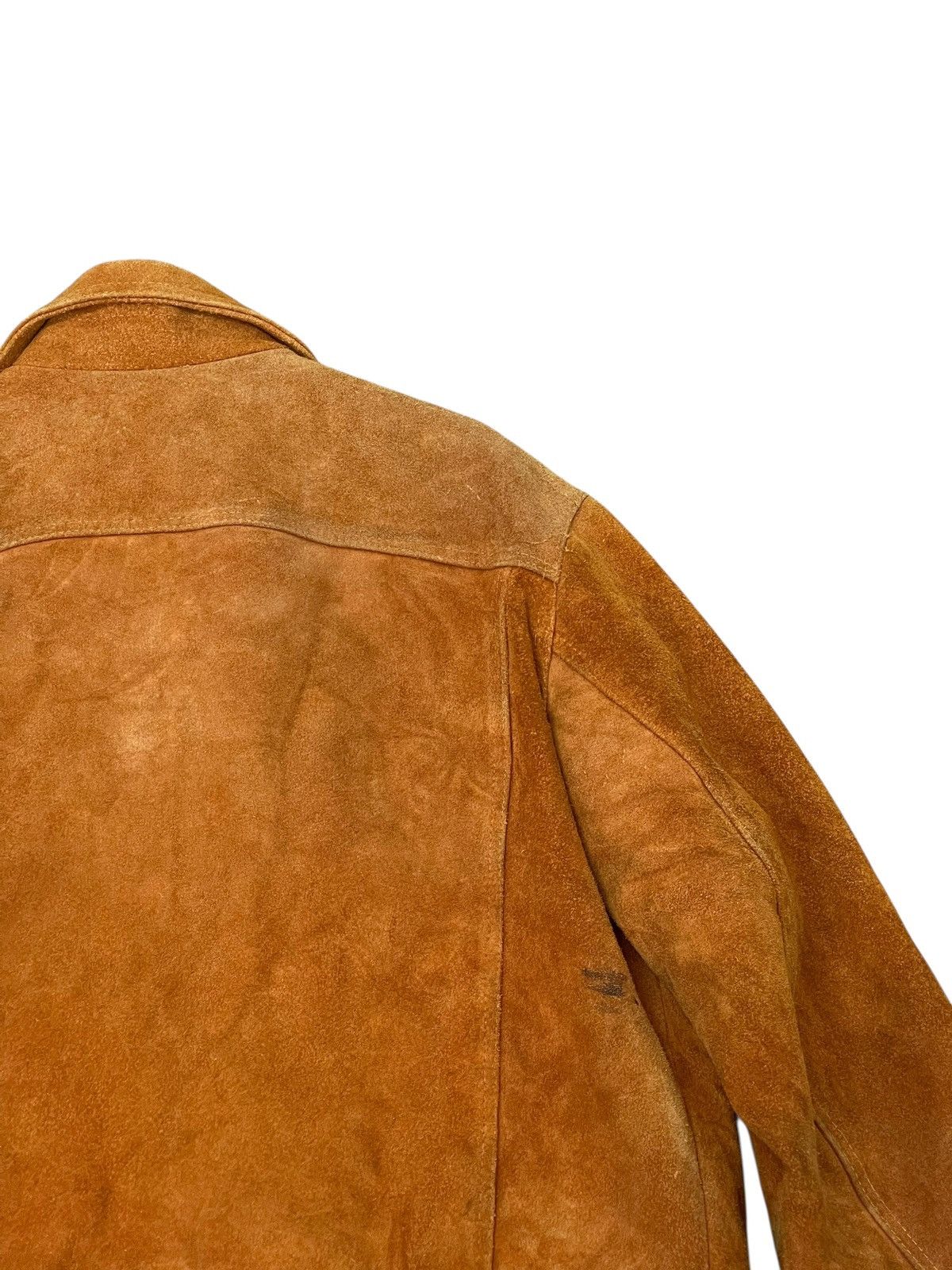 Vintage Suede Leather Jacket Vtg 90s Jordache Trucker Style 7🟩0 Size US M / EU 48-50 / 2 - 14 Thumbnail