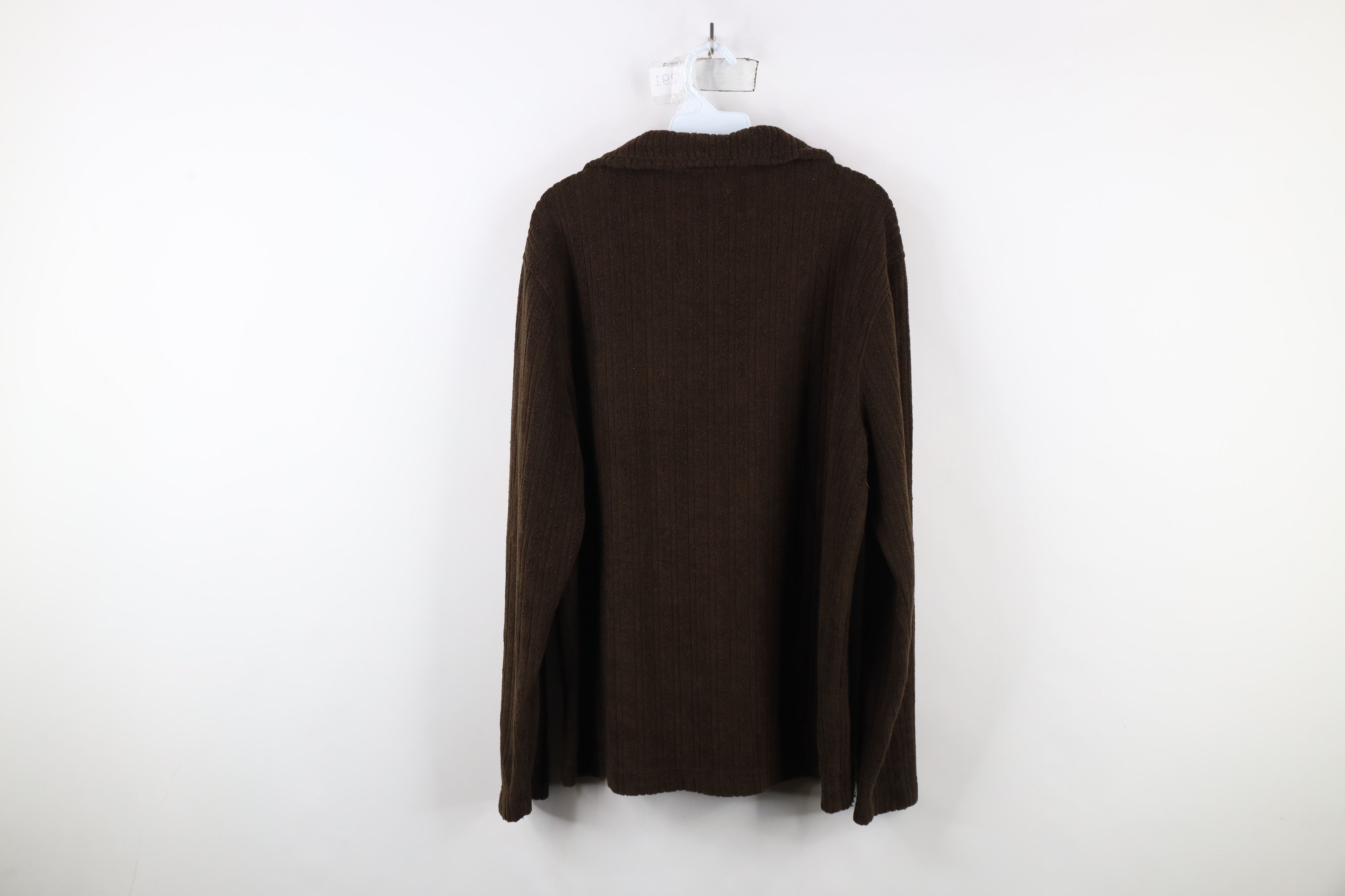 Vintage Vintage 90s Streetwear Fleece Half Zip Pullover Sweater Size US L / EU 52-54 / 3 - 5 Thumbnail