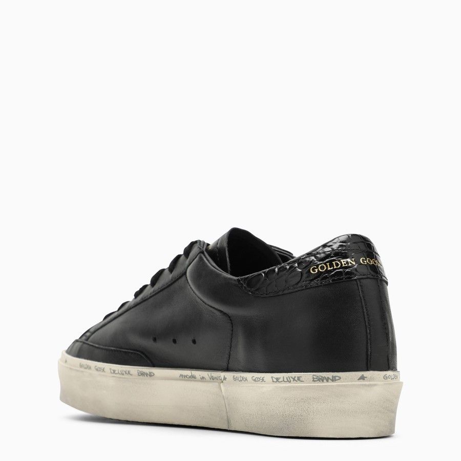 Golden Goose o1d2blof0824 Low Hi Star Trainer With Platform in Black Size US 10 / IT 40 - 4 Thumbnail