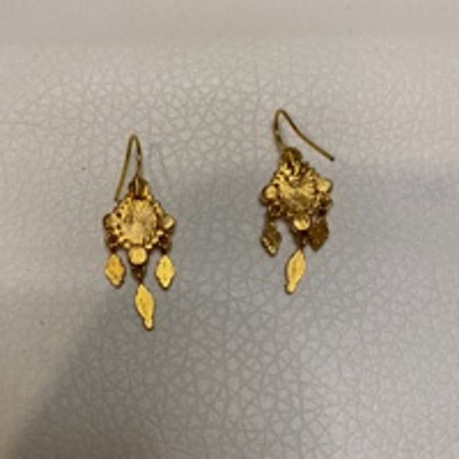 Other Vintage Boho Bollywood Glam Gold Chandelier Drop Earrings Size ONE SIZE - 8 Thumbnail
