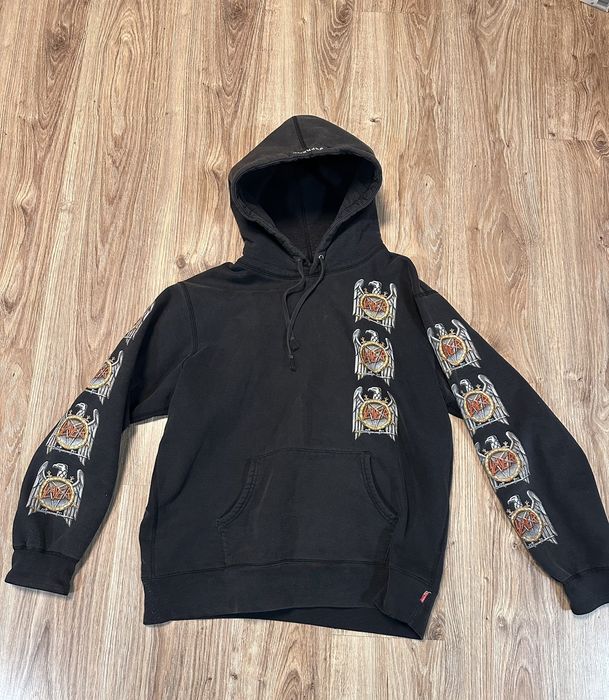 Supreme RARE Supreme x Slayer hoodie 2016 Grailed