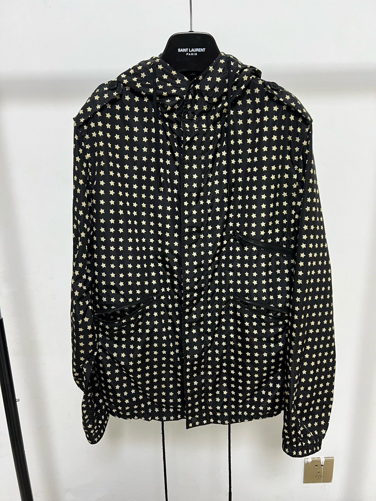 Saint Laurent Paris Saint Laurent 19SS Star Pattern Jacket Size US S / EU 44-46 / 1 - 1 Thumbnail