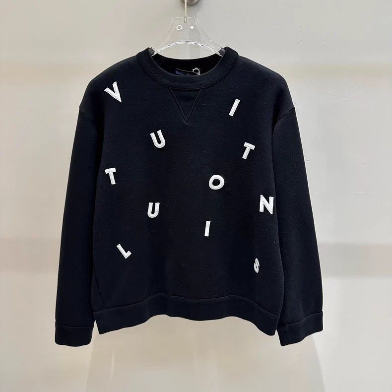 Louis Vuitton Louis Vuitton Black monogrammed sweatshirt Size US XXL / EU 58 / 5 - 1 Thumbnail