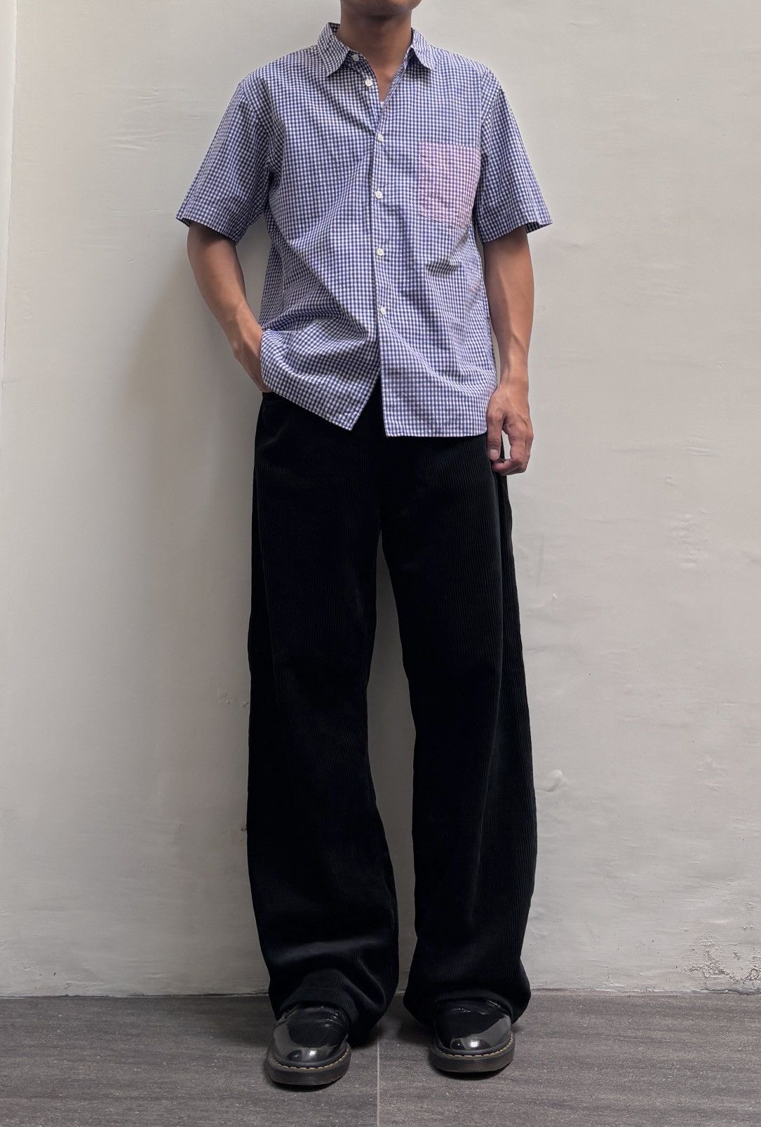 FREE TAX! Gingham Check SS Shirt