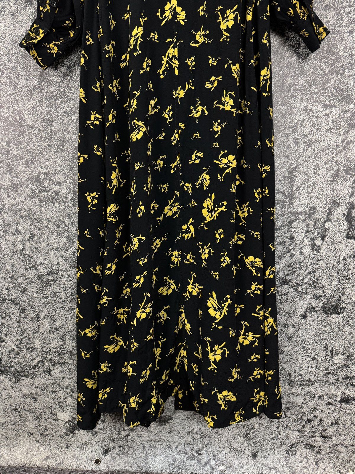 Ganni Ganni Floral Wrap Maxi Dress Viscose Long Sleeve Size 32 Size XXS / US 00 / IT 34 - 14 Thumbnail