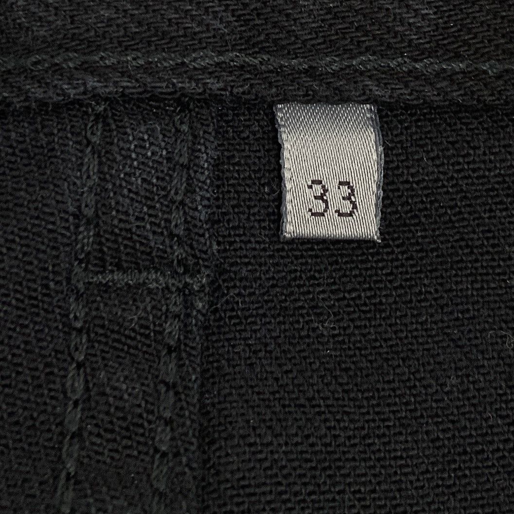 Dior Dior Black Logo Letter Trim Cotton Denim Casual Pants K26WX Size 33" - 7 Thumbnail