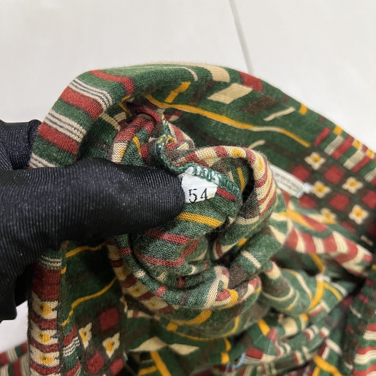 Designer × Vintage Vintage Geometric Abstract Wide Collar Button Shirt Size US S / EU 44-46 / 1 - 7 Thumbnail