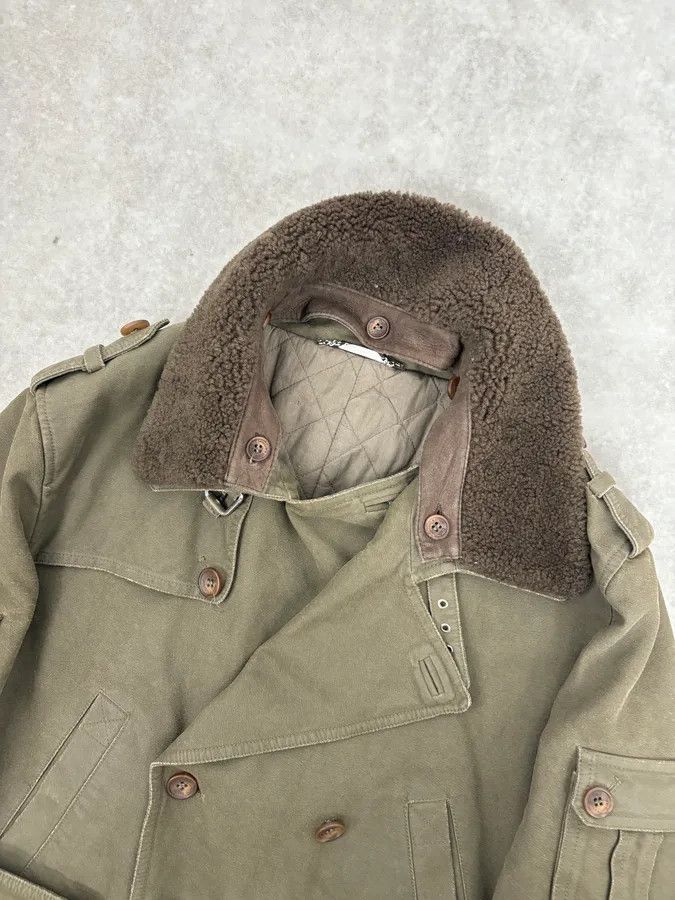 Dolce & Gabbana 2000s Dolce & Gabbana Khaki Green Mutli Pockets Cargo Trench Coat Size US M / EU 48-50 / 2 - 4 Thumbnail