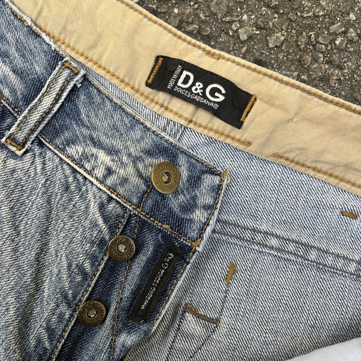 Dolce & Gabbana Vintage Dolce & Gabbana Distressed Denim Faded Jeans D&G Size US 32 / EU 48 - 8 Thumbnail