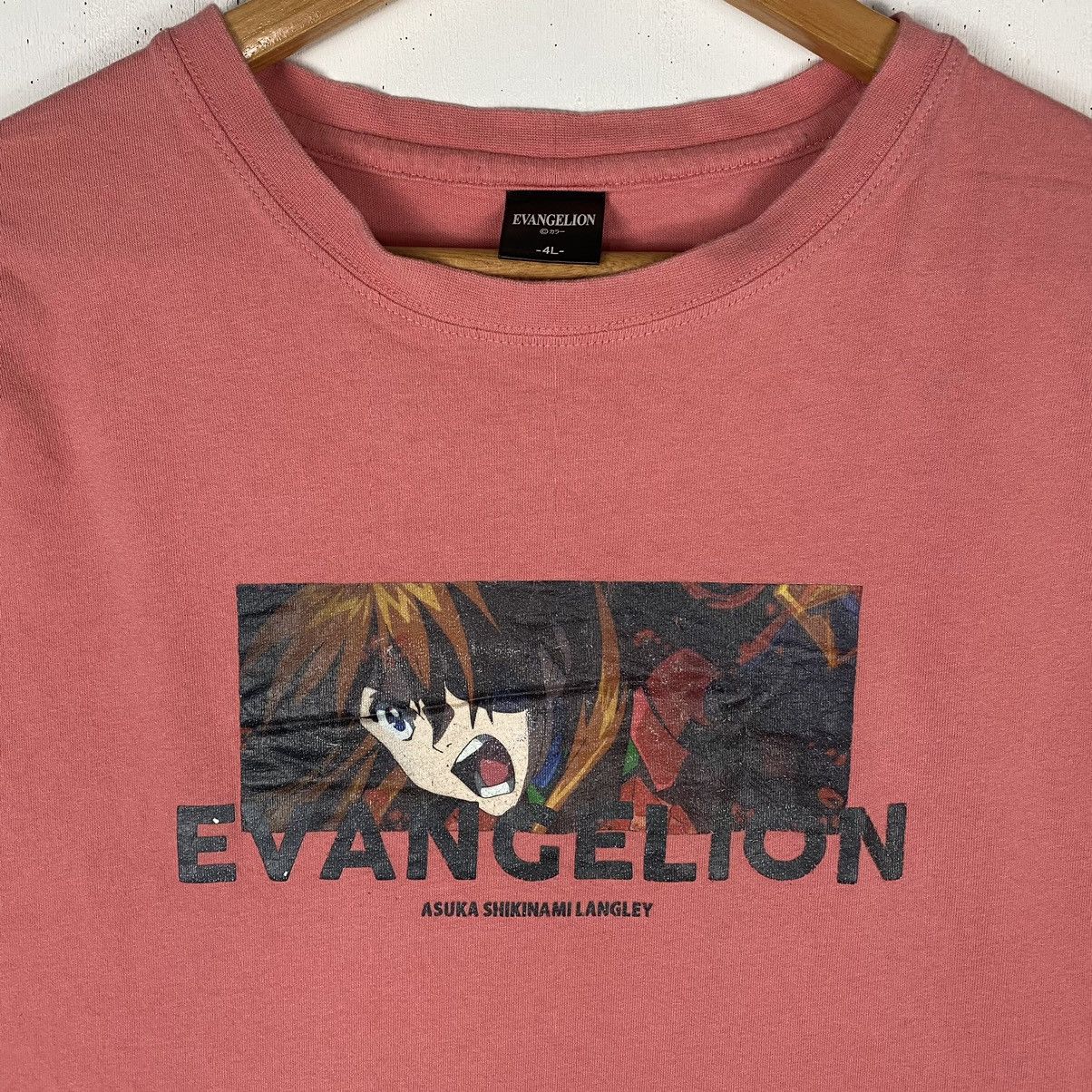 Cartoon Network × Japanese Brand × Vintage EVANGELION ASUKA SHIKINAMI LANGLEY BOX LOGO ANIME TEE Size US XXL / EU 58 / 5 - 3 Thumbnail