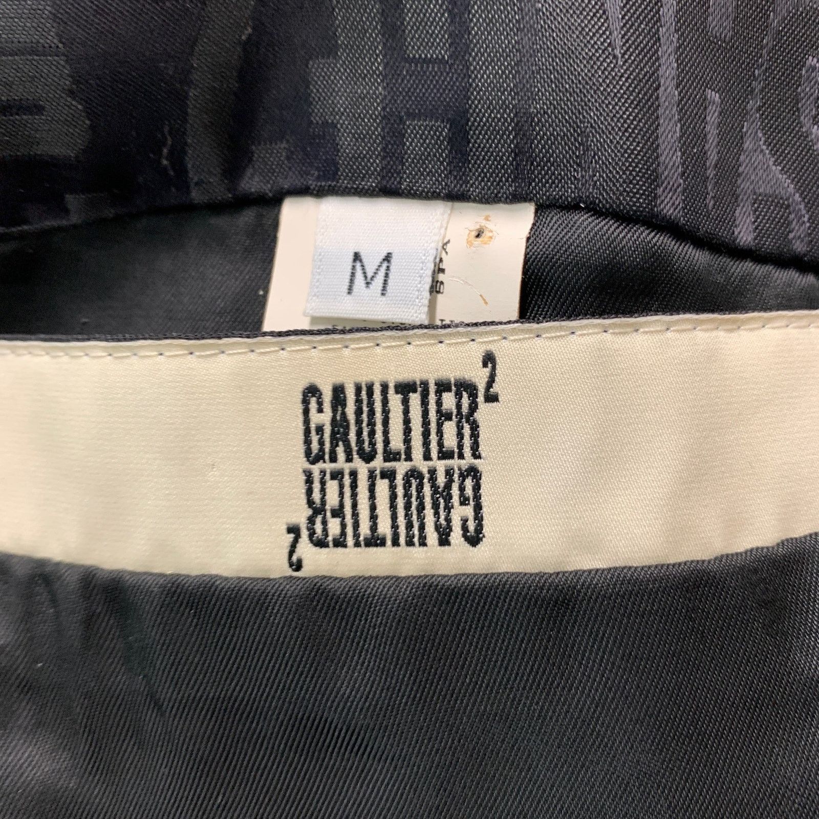 Jean Paul Gaultier Size 38 Black Solid Wool Silk Shawl Collar Sport Coat Size 38R - 5 Thumbnail