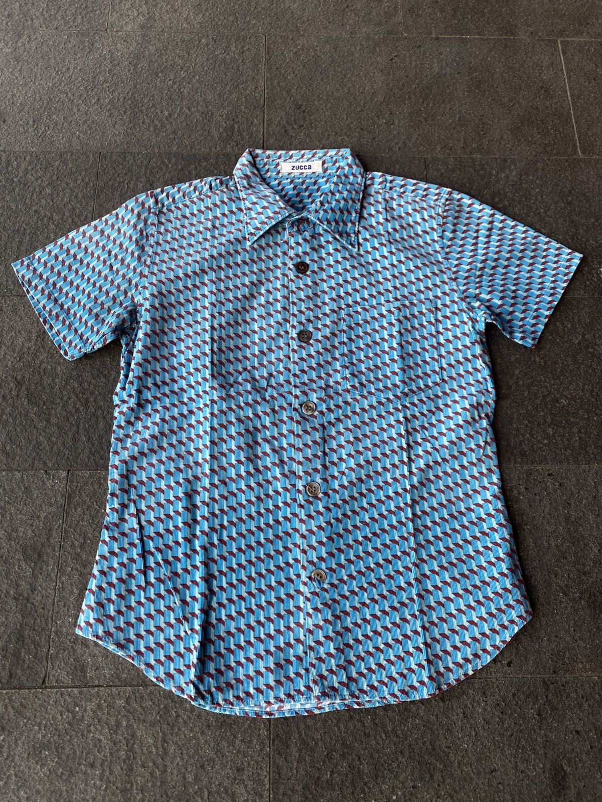 Zucca Zucca monogram corduroy shirts Size US S / EU 44-46 / 1 - 1 Thumbnail