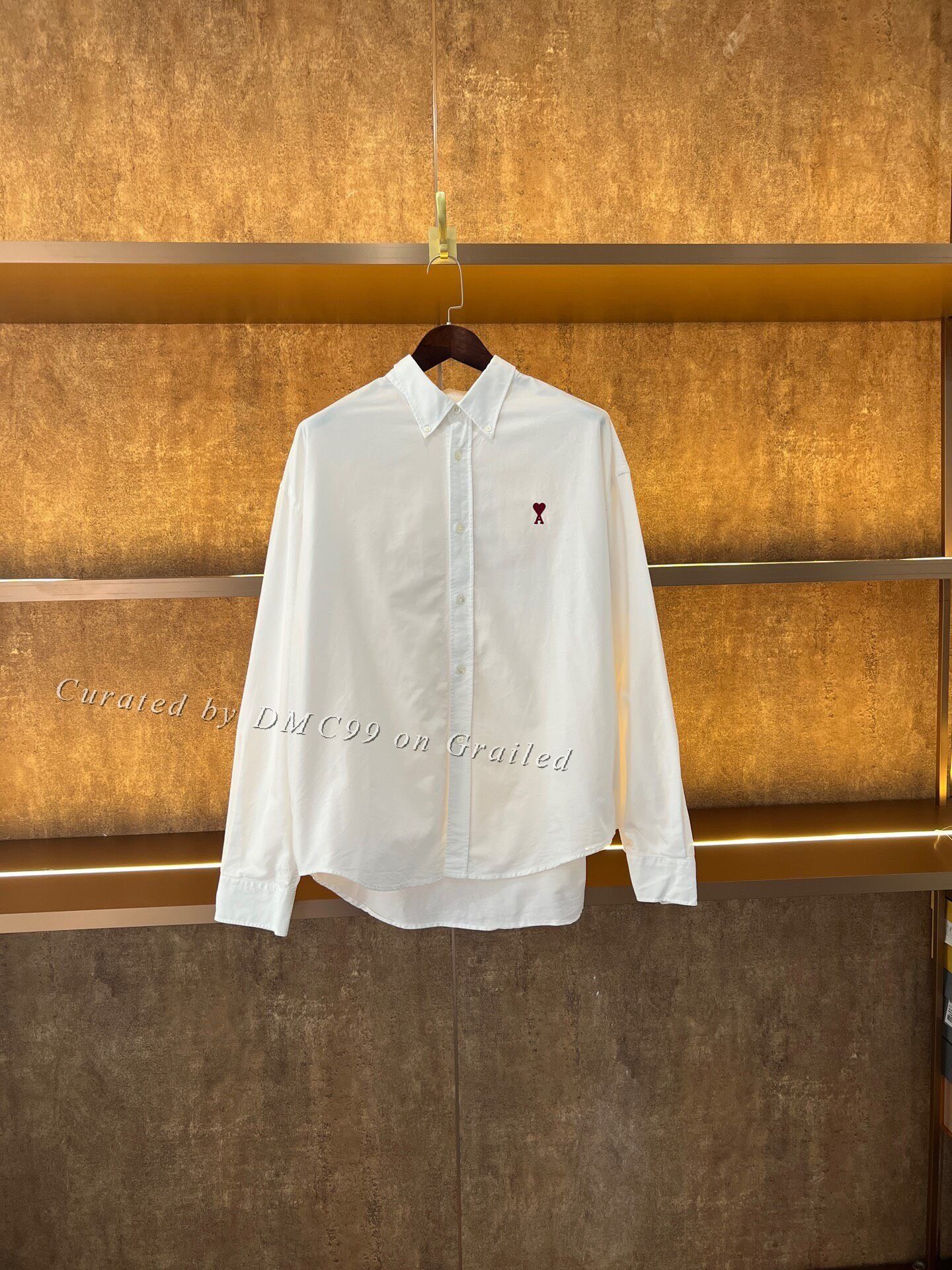 AMI Ami Red Heart Shirt Size US XL / EU 56 / 4 - 1 Thumbnail