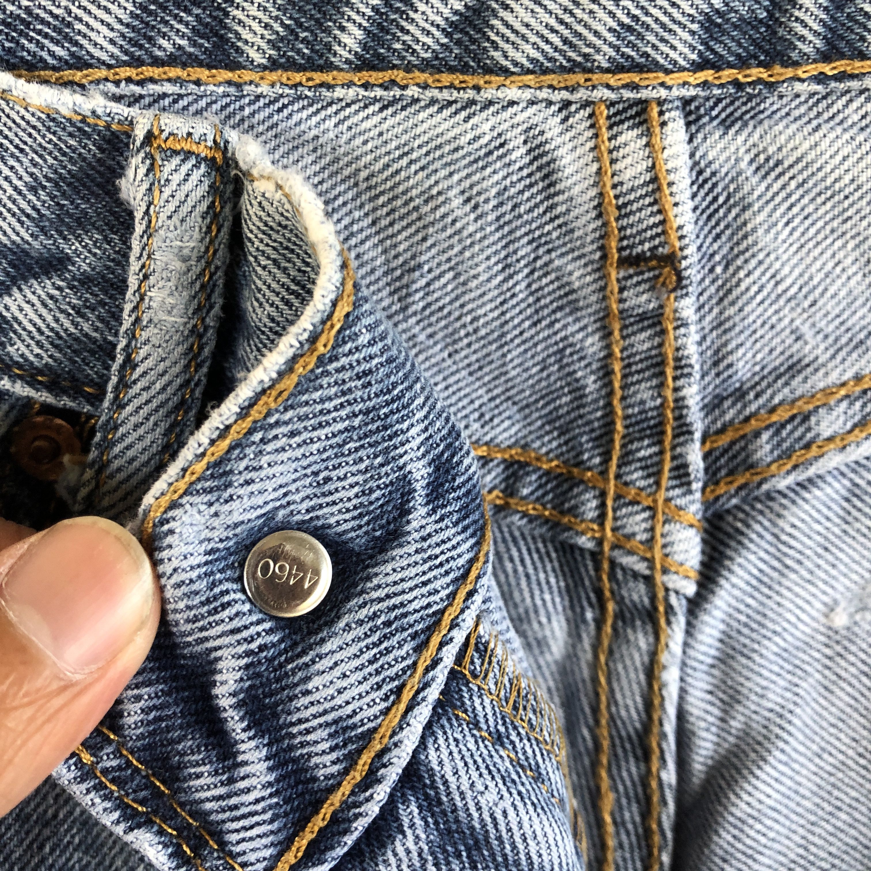 Levi's Vintage Levis Patchwork Distressed Jeans Levi's 505 Denim Size US 32 / EU 48 - 7 Thumbnail