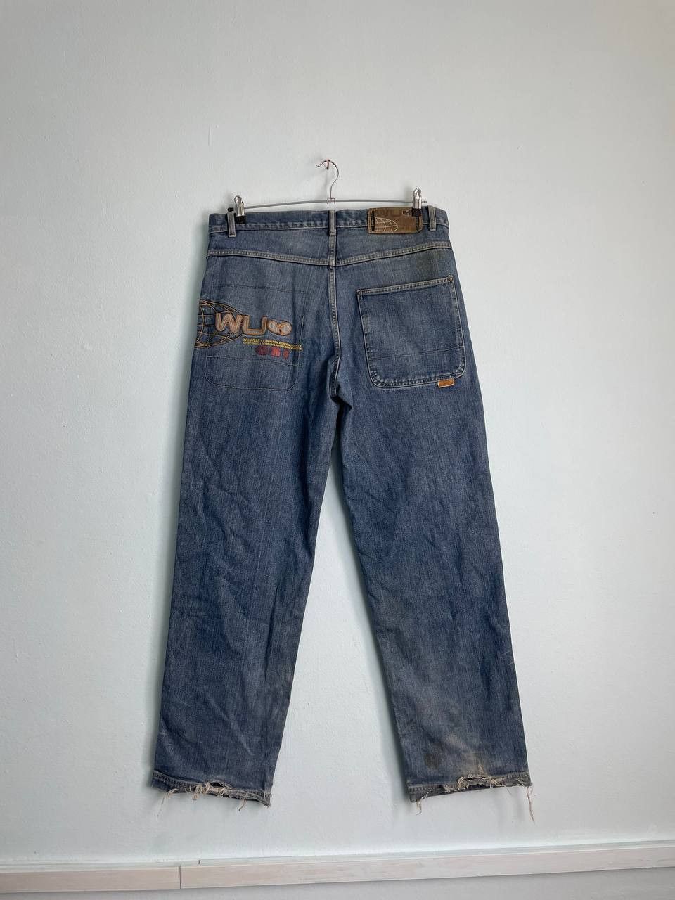 Wu-Tang Clan WU WEAR jeans, vintage baggy loose jeans 90s Wu Tang Clan Size US 35 - 1 Thumbnail