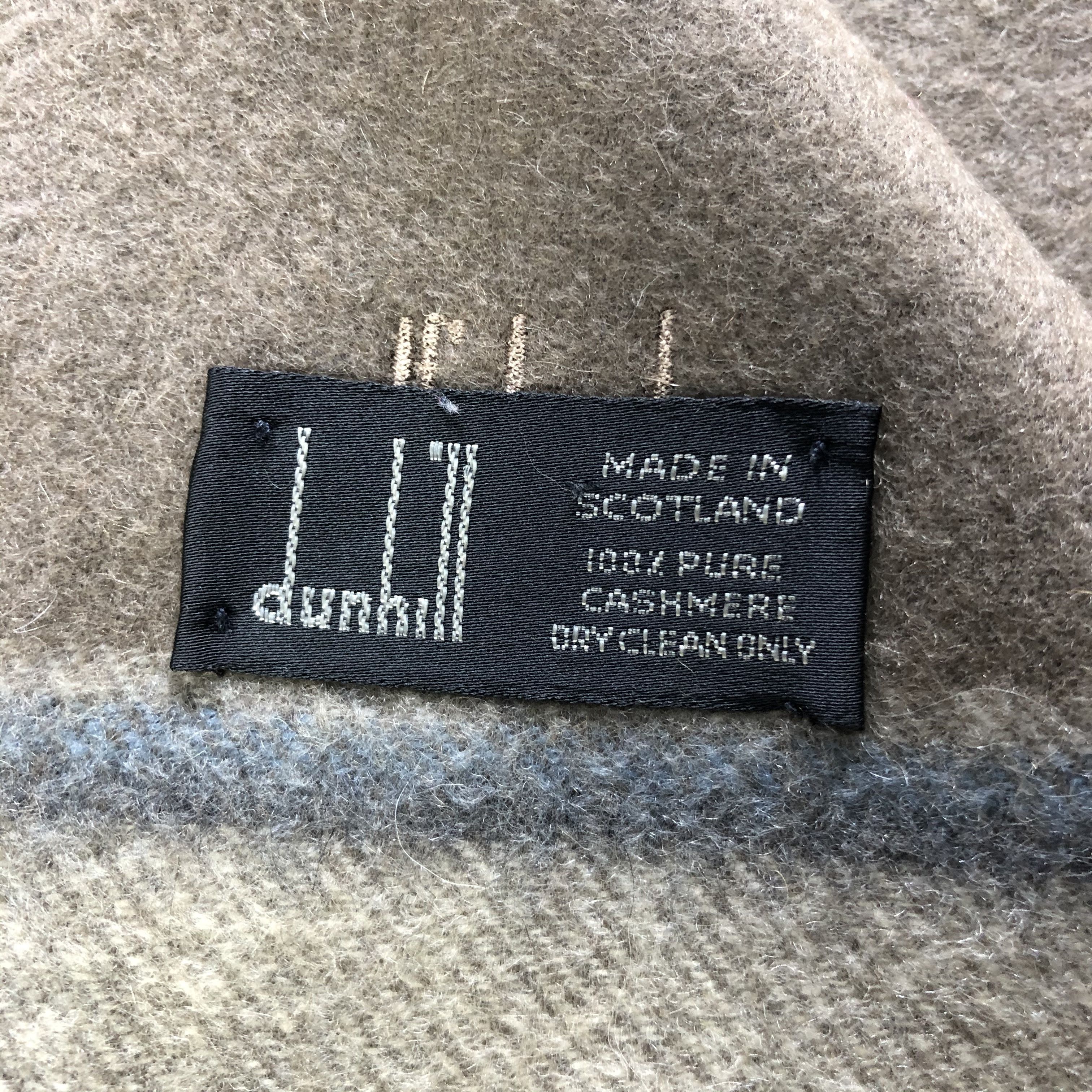 Alfred Dunhill Alfred Dunhill Cashmere Scarf / Muffler / Neckwear P678 Size ONE SIZE - 7 Thumbnail