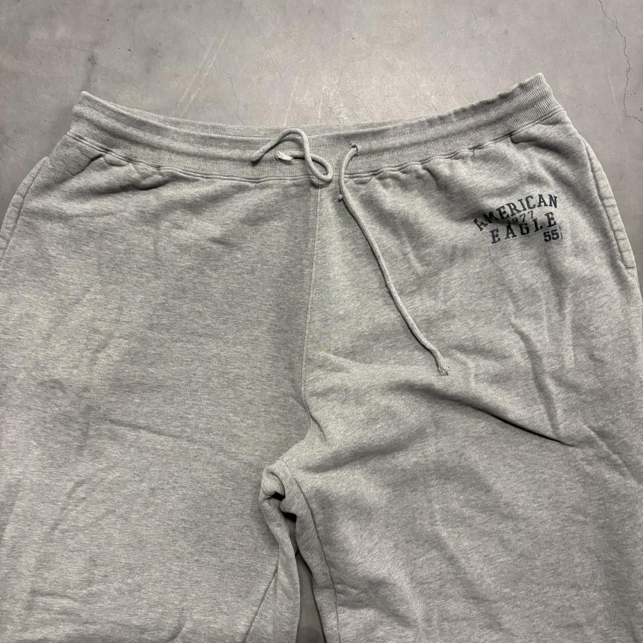 American Eagle Outfitters Vintage Y2K/2000s Super Baggy Wideleg Grey American Eagle Sweatpants! Size US 40 / EU 56 - 3 Thumbnail