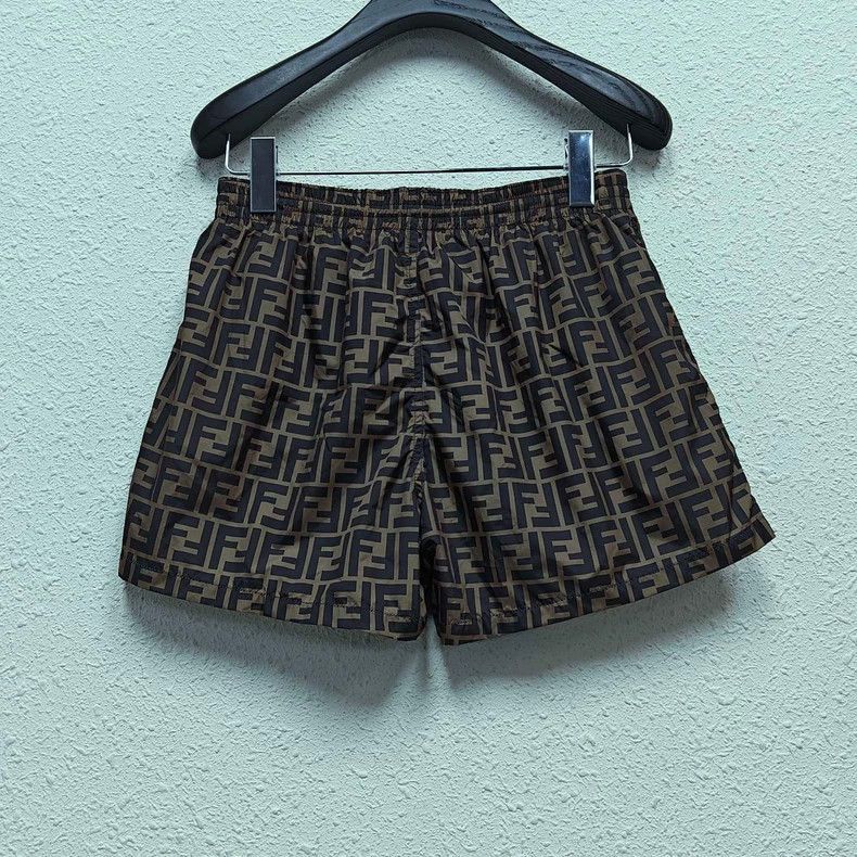 Fendi Fendi Classic Logo Drawstring Shorts Size 41" - 2 Thumbnail