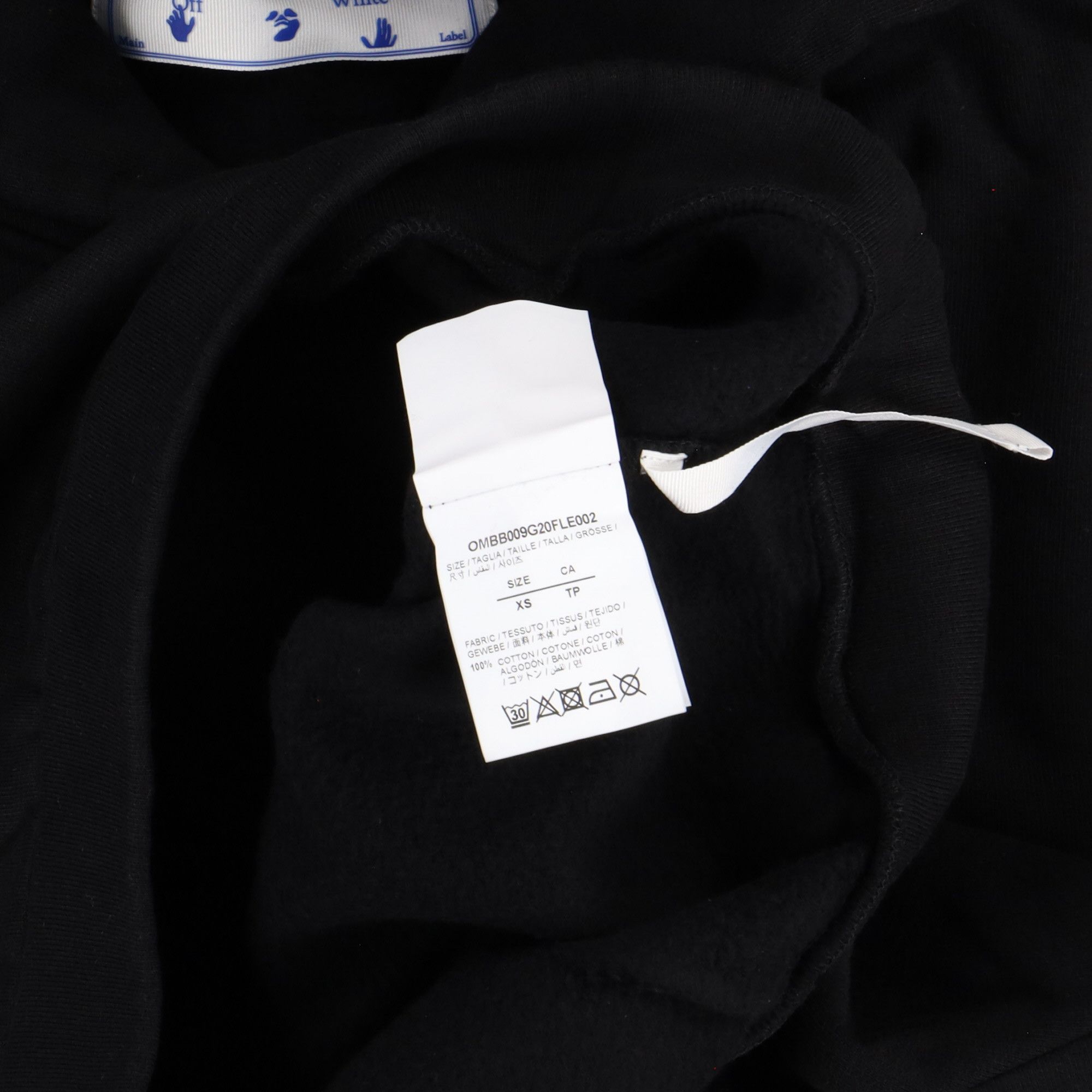 Off-White Black Spray Diagonals Logo Oversized Hoodie Size US XS / EU 42 / 0 - 6 Thumbnail