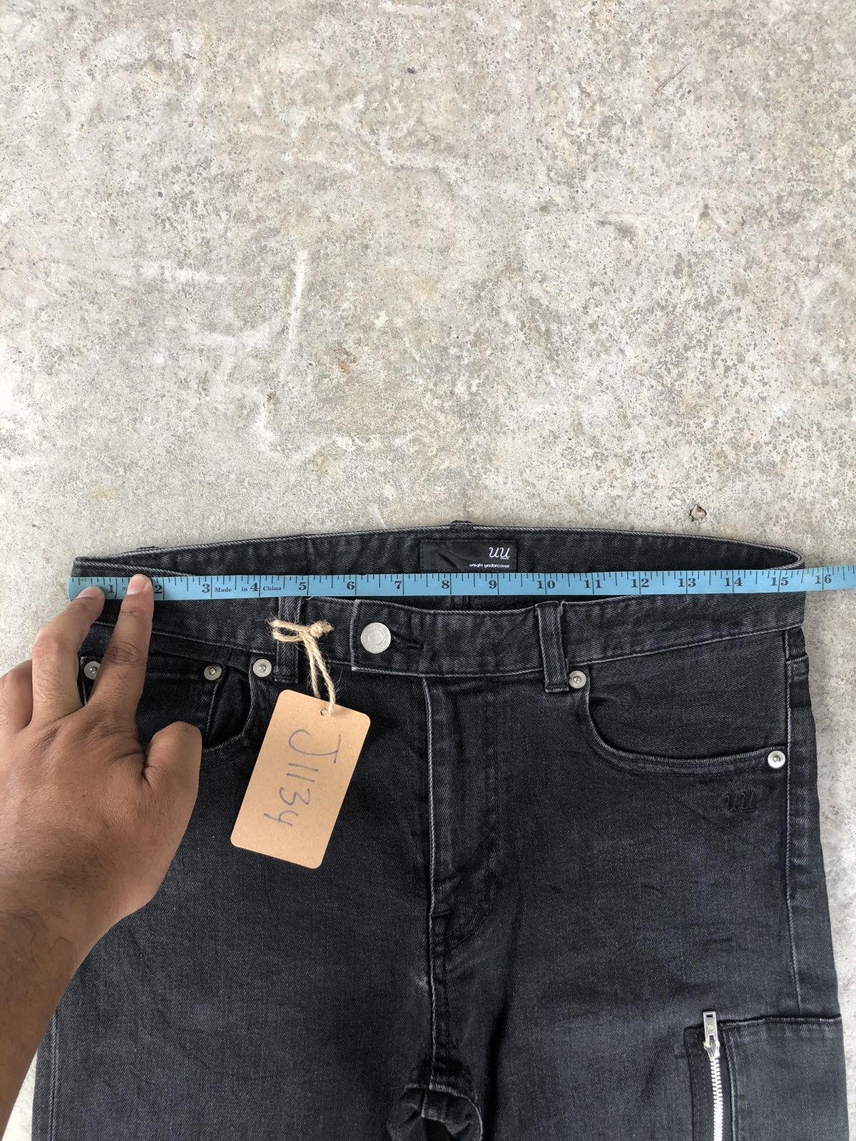 Jun Takahashi Undercover x Uniqlo Skinny Jeans Distressed Size US 31 - 24 Thumbnail