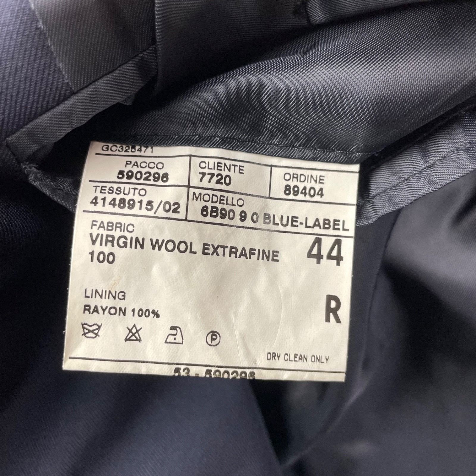 Polo Ralph Lauren Polo Ralph Lauren Men's 100% Wool 3-Button Blazer Navy Blue Size 44R - 7 Thumbnail