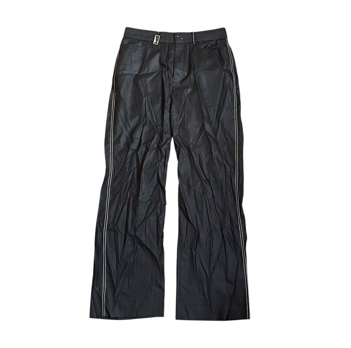 Ader Error Adererror FW20 contrast stitched flowy black trousers Size US 29 - 1 Thumbnail