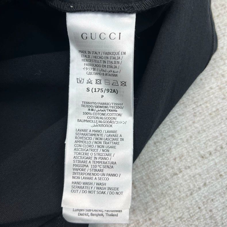 Gucci Gucci SS23 Letter Blade Printed Casual Round Neck Short Sle Size US S / EU 44-46 / 1 - 7 Thumbnail