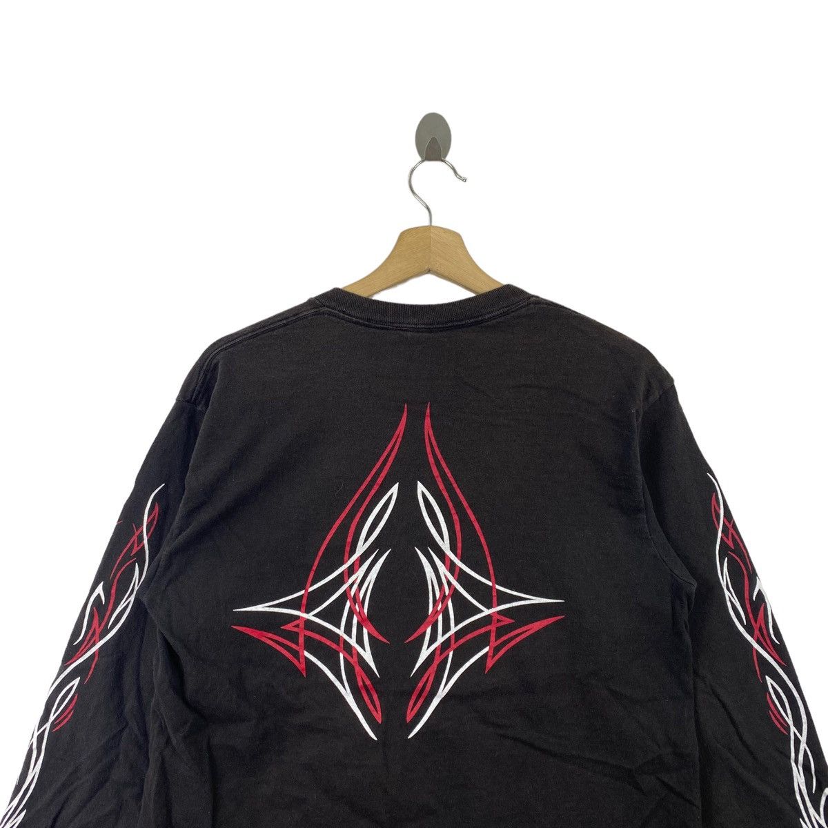 Vintage Vintage 90s SAILBOAT VECTOR ART Print Black Long Sleeve Size US M / EU 48-50 / 2 - 2 Thumbnail