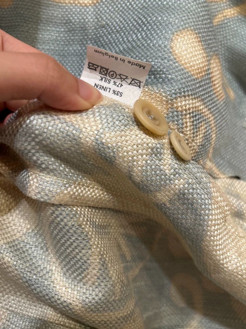 Dries Van Noten DRIES VAN NOTEN Yellow-gray linen suit Size US S / EU 44-46 / 1 - 3 Thumbnail