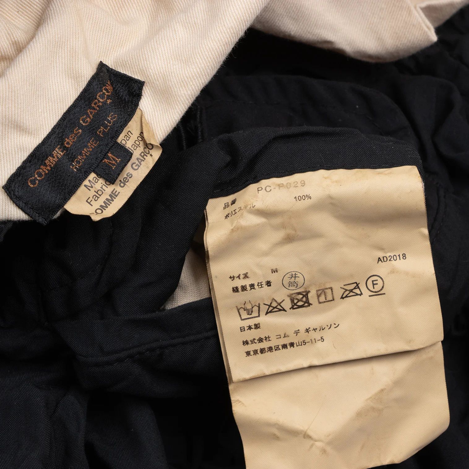 Comme des Garcons Homme Plus Shirred Design Half Pants Black Size M Size US 36 / EU 52 - 13 Thumbnail