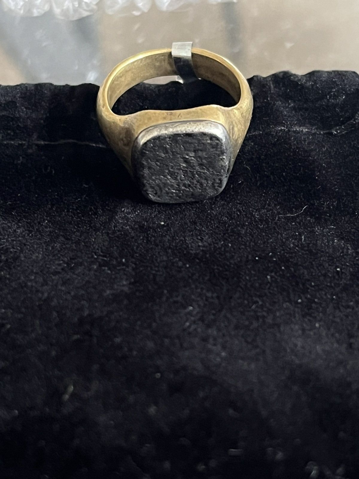 John Varvatos Signet Ring. 11 Size ONE SIZE - 7 Thumbnail