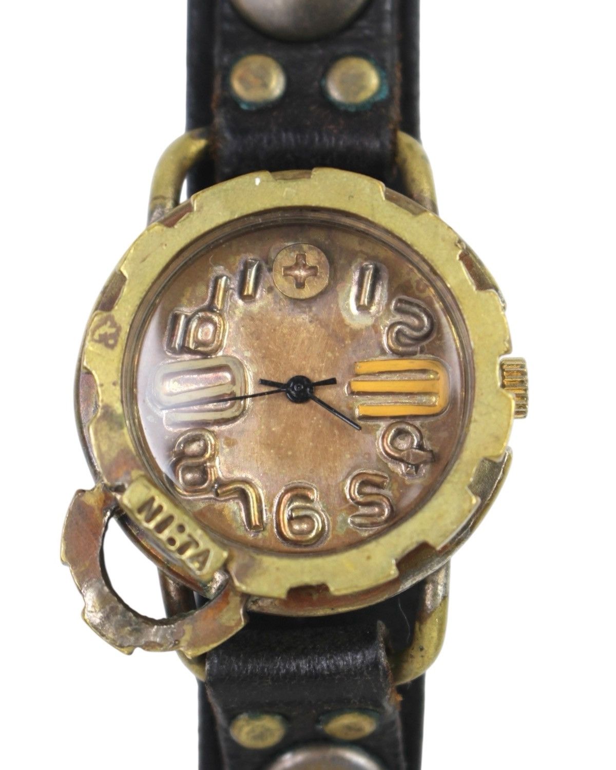Vintage 2000S JAPANESE MADE NI:TA STEAMPUNK BRASS MECHANICAL WATCH Size ONE SIZE - 1 Thumbnail