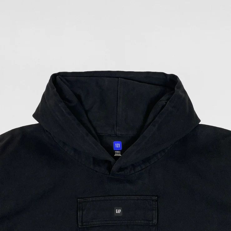 Balenciaga × Gap × Yeezy YEEZY GAP YGEBB 2022 Sateen Hooded Anorak Parka In Black Size US L / EU 52-54 / 3 - 2 Thumbnail