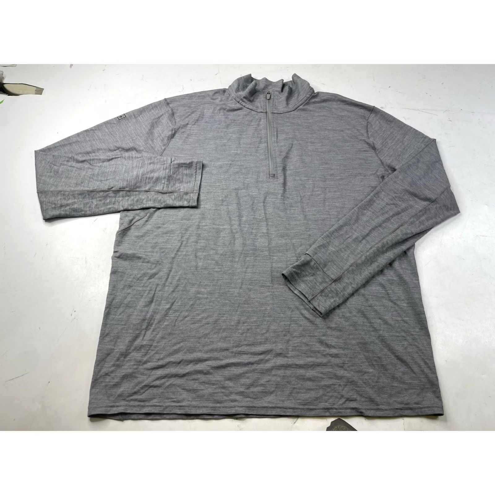 Smartwool VRST Smartwool Mens Merino Wool 1/4 Zip Pullover Gray 2XL Base Size US XXL / EU 58 / 5 - 2 Thumbnail