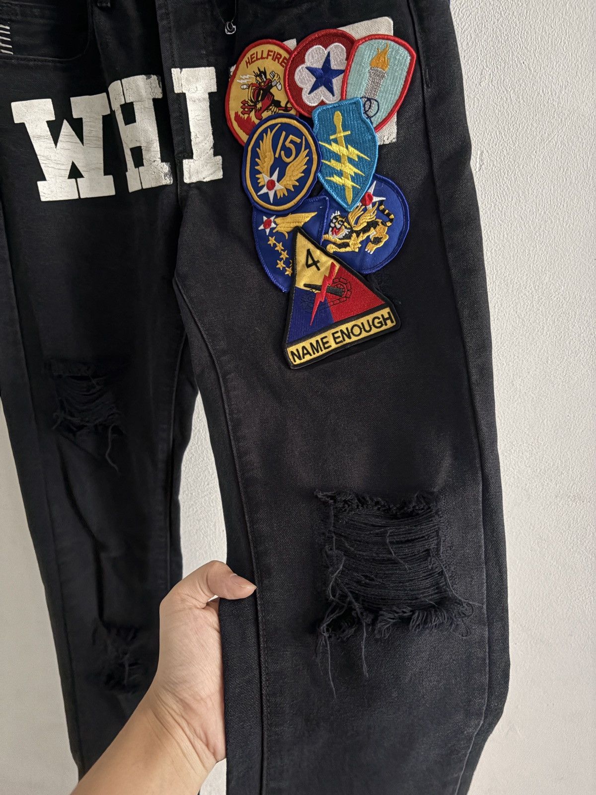 Off-White OFF WHITE PATCH RIPPED SS15 RARE Size US 29 - 5 Thumbnail