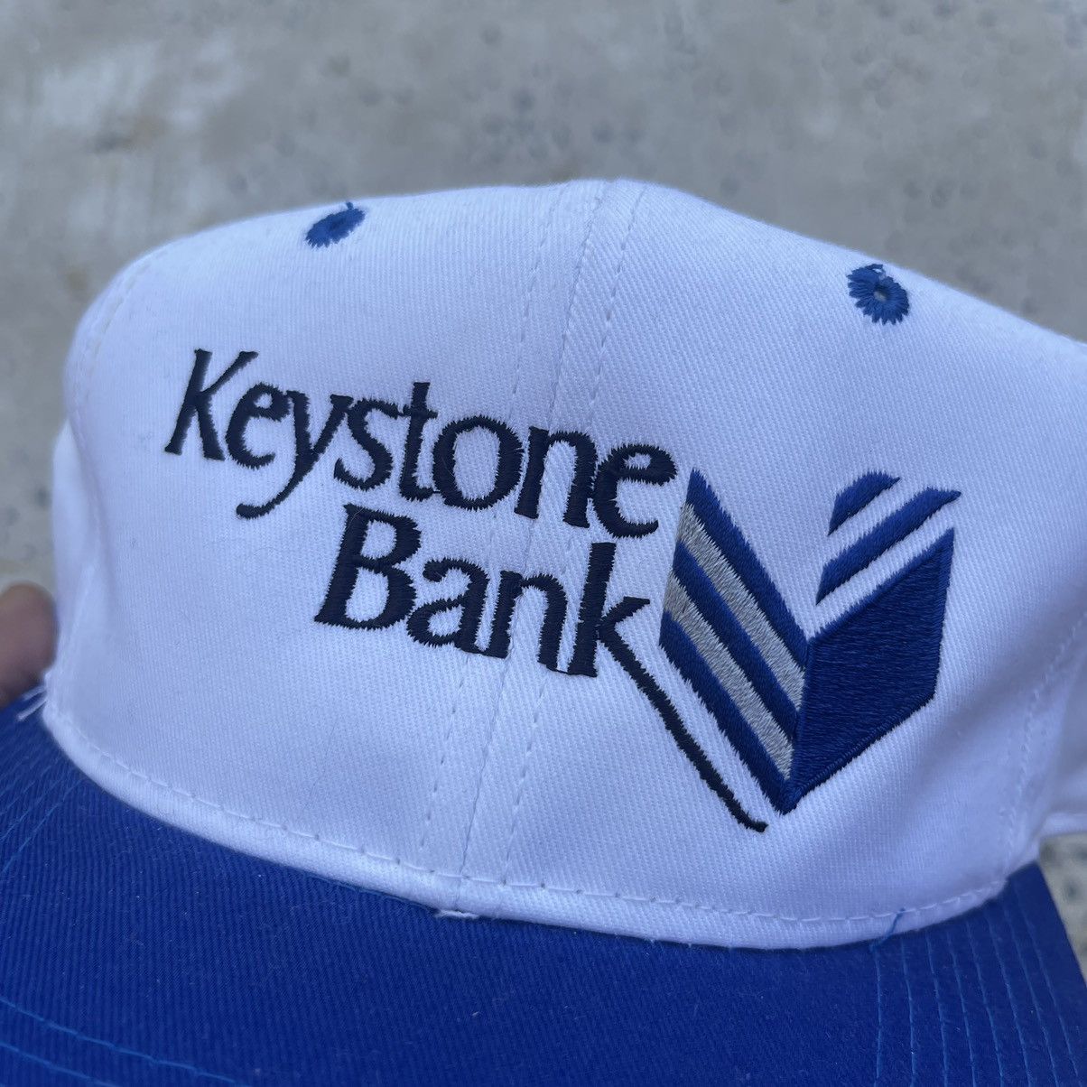 Vintage Vintage 90s KEYSTONE BANK Snapback Cap Size ONE SIZE - 2 Thumbnail