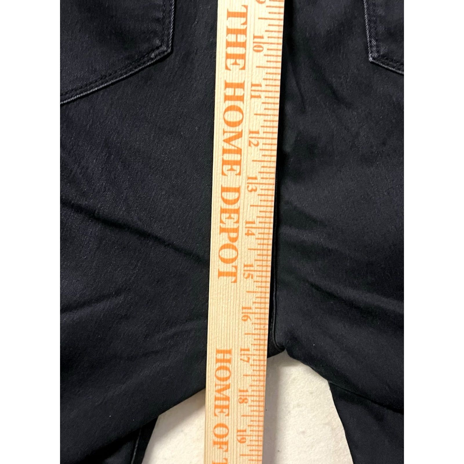 Vintage Democracy Jeans Womens 16W Black Slim Plus Denim 5-Pocket Stretch Size 38" / US 16 / IT 52 - 4 Thumbnail